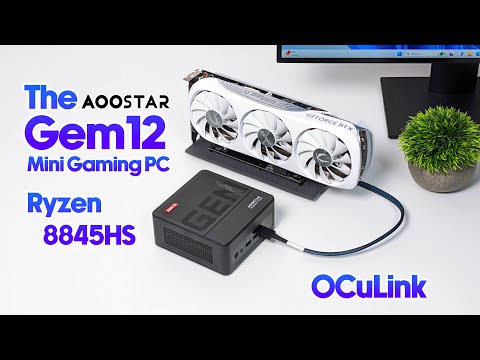 The All-New GEM12 Is A Crazy Fast Mini PC With OCuLink! 8845HS Hands On