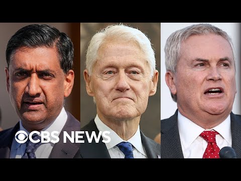 Democrats, Republicans speak after Bill Clinton's Epstein deposition