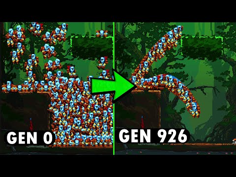 AI Learns to play JUMP KING