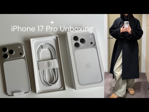 iPhone 17 pro silver unboxing  (comparing to iphone 13 pro, camera review, torras case,seoul vlog)