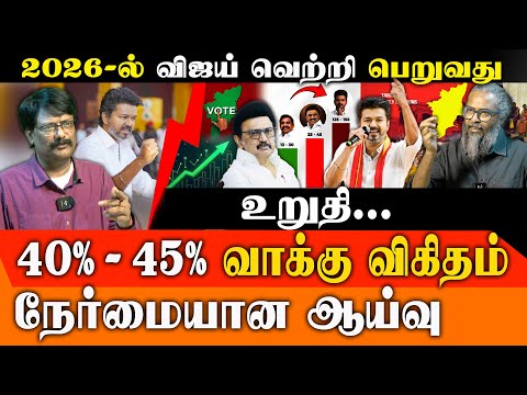 Vijay’s Masterplan for 2026! 😱 how TVK Vijay to Win with 45% Vote share Felix & Arivan Analysis