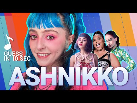 Guess in 10 Seconds | ASHNIKKO Guesses Melanie Martinez, Hatsune Miku, Doja Cat and 17 More
