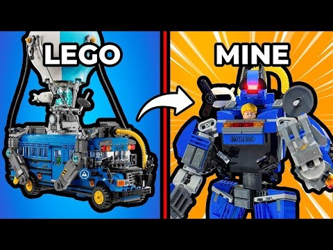 I Built LEGO Fortnite Mechs