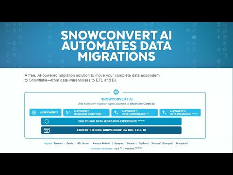 What's New: Accelerating Data Ecosystem Migrations To Snowflake
