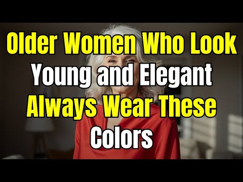 8 Colors That Make Older Women Look Young, Radiant, and Turn Heads