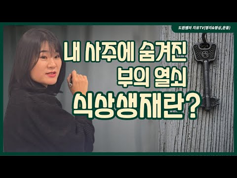 The Key to Wealth Hidden in Your Four Pillars of Destiny | What is Sik-Sang-Saeng-Jae?