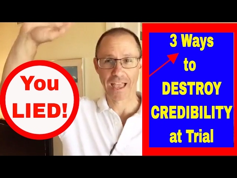 3 Ways to DESTROY a Witness' CREDIBILITY at Trial; NY Malpractice Attorney Gerry Oginski Explains