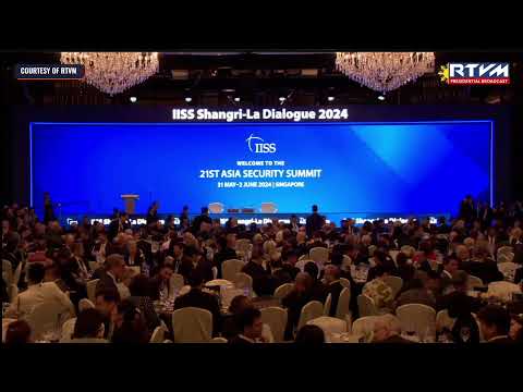 President Marcos speaks at the 2024 Shangri-La Dialogue