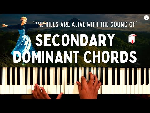 How to Use Secondary Dominant Chords to COMPOSE COLORFUL Music (Songwriting/Theory)