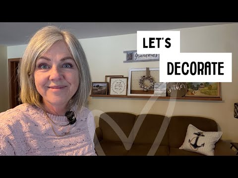 Decorate My Family Room Wall With Me!