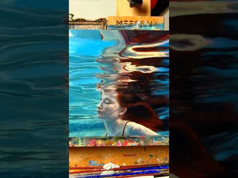 My oil painting “Stream of Silence” #artshorts