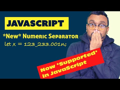 Javascript Numeric Separator
