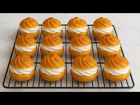 The MOST Perfect Cream Puffs Recipe (Fail-Proof & Super Light!)