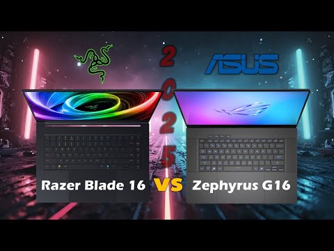 Razer Blade 16 vs Asus ROG Zephyrus G16 2025 - spec review & comparison