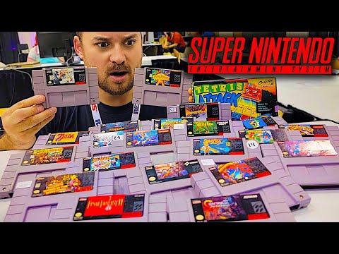 Bought the GREATEST Super Nintendo Collection OF ALL TIME