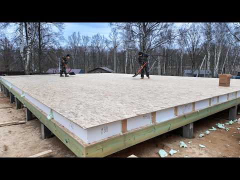 Canadian House in 10 Days. Full construction process