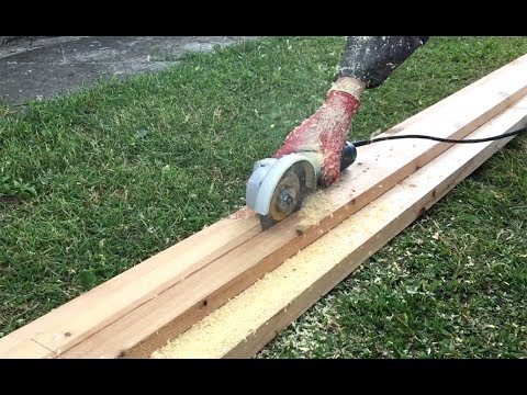 ✔ Распускаем доску болгаркой - результат впечатляет!