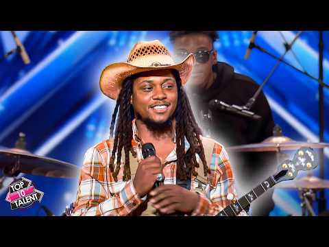 HOT Cowboy's Original Song Makes Sofia Vergara BLUSH And Simon Calls It A Hit! | AGT 2025