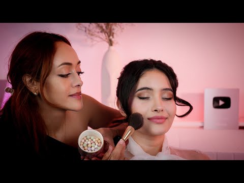 ASMR Perfectionist Bridal Full Styling: Hair & Makeup, Hair Brushing, Natural Glam, Soft Spoken
