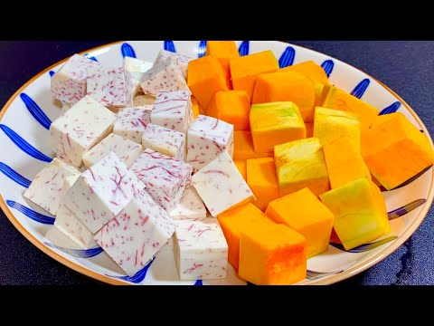 這才是香芋和南瓜最營養最好吃的做法,上桌老人孩子都搶著吃 【阿朝哥美食】 #香芋做法 #南瓜料理 #家常菜 #簡單家常菜 #懶人料理