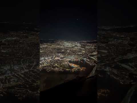 Oslo By Night 😍 #aviation #fromtraintoplane #redflightaviation #femalepilot