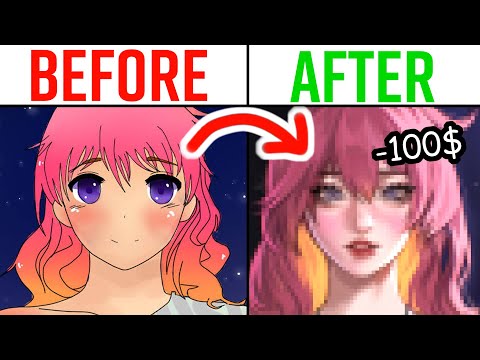 i paid random artists to yassify my old art