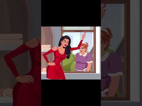 The girl flushed the guy down the toilet #animation