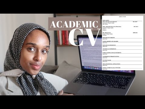 Perfect Academic CV For Graduate School | Top Tips