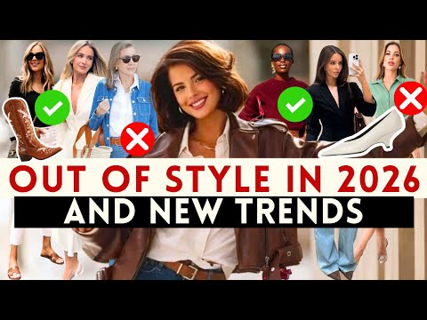 🔴8 Fashion Trends FINALLY OUT OF STYLE in 2026  | Mia Moda