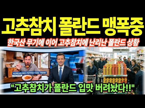 폴란드 한국 고추참치 열풍. 한국 고추참치가 폴란드 입맛 버려놨다 | 해외감동사연