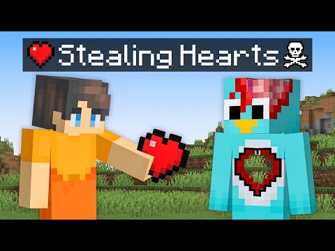 I Pranked My Friend By Stealing HEARTS in Minecraft