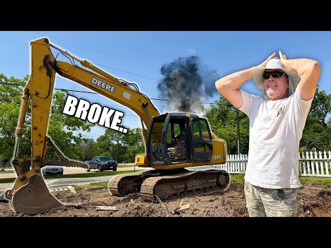 The Most Disastrous Start to Dirt Work Possible!! - DIY Dream House Ep. 3