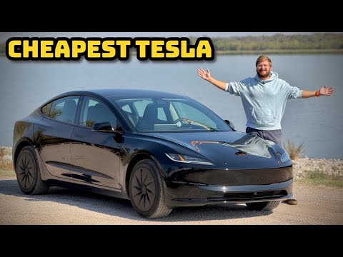 New Tesla Model 3 Standard Is The Cheapest Tesla You Can Buy! Full Tour - Tech, Interior, & Exterior