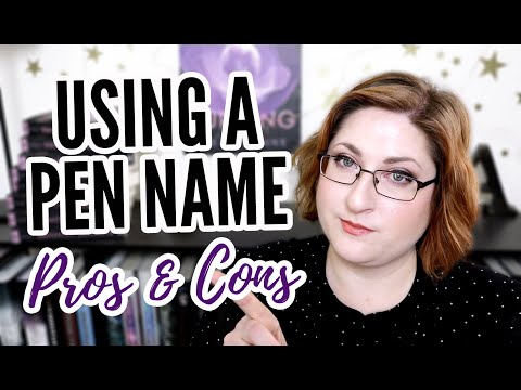 Pros & Cons of Writing Under A Pen Name