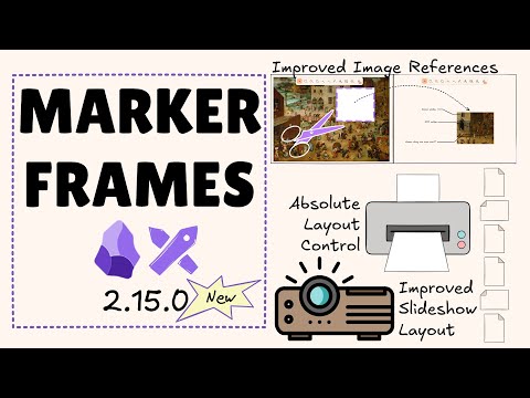 Obsidian Excalidraw: A Guide to Marker Frames (Print Layouts, Presentations, Image References)