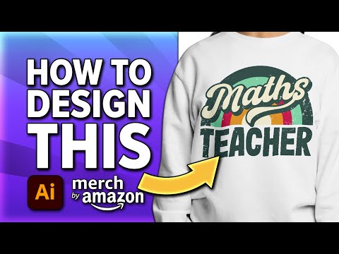 Retro Sunset T-Shirt Design Tutorial | Adobe Illustrator