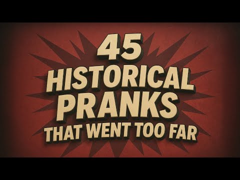 45 Historical Pranks That Went Way Too Far