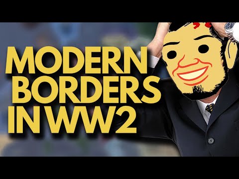 Hearts Of Iron 4 But With Modern Borders IN WW2