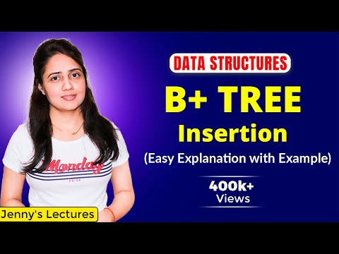 5.29 B+ Tree Insertion | B+ Tree Creation example | Data Structure Tutorials