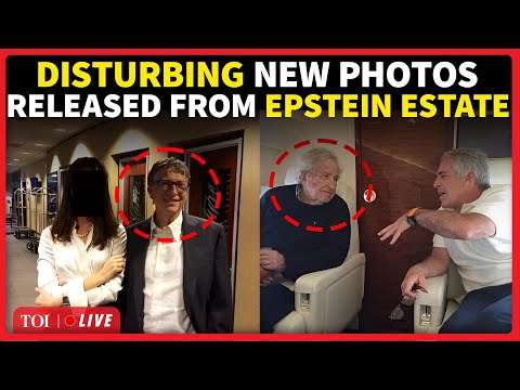 Epstein Files News LIVE | Bill Gates, Noam Chomsky Seen In NEWLY Released Epstein Estate Photos