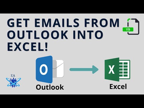 Get Emails From Outlook Into Excel - VBA