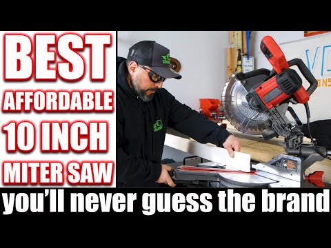 Best AFFORDABLE 10'' Dual Bevel MITER SAW (You Will NEVER GUESS The BRAND!)