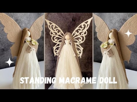 فرشته ایستاده مکرومه