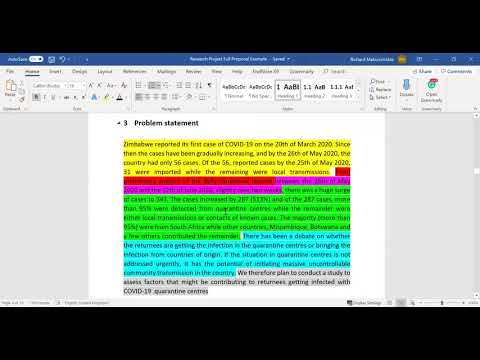 Full Research Proposal Example - Part 1