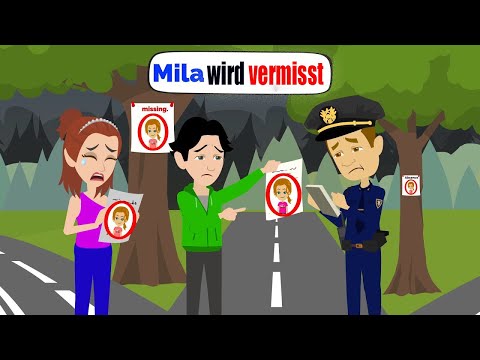   Mila-Entführung -  Learn German easily with Animated Stories | Learn German for Beginners A1- B2 |