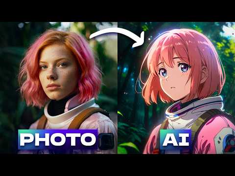 How to Turn IMAGES into ANIME / CARTOON / GHIBLI (Image to Image AI)