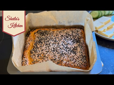 Lentil and olive bread – No flour, low carb, gluten free