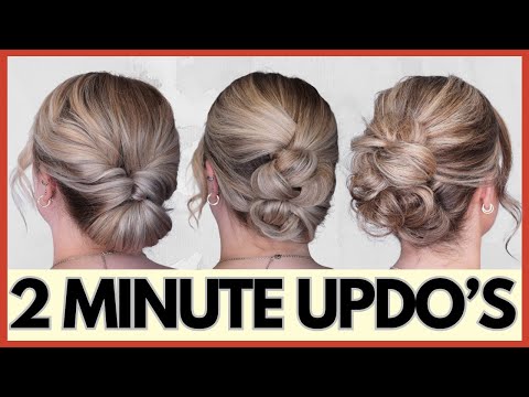 EASY 2 minute hairstyles for beginners