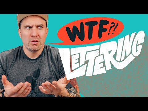 Hand Lettering with Chocolate Milk + Hellfire