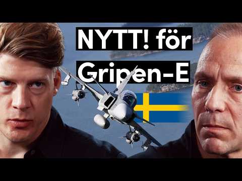 NY INTEL Om GRIPEN E! Stridspilot Besöker SAAB